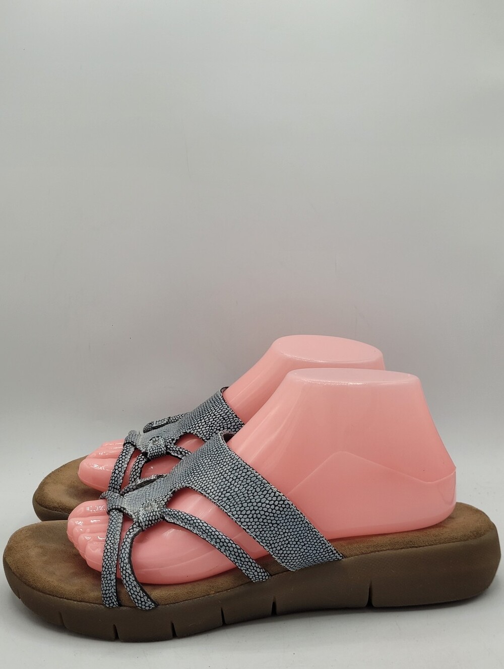 Aerosoles Slipon Blue Textured Slides Size 10